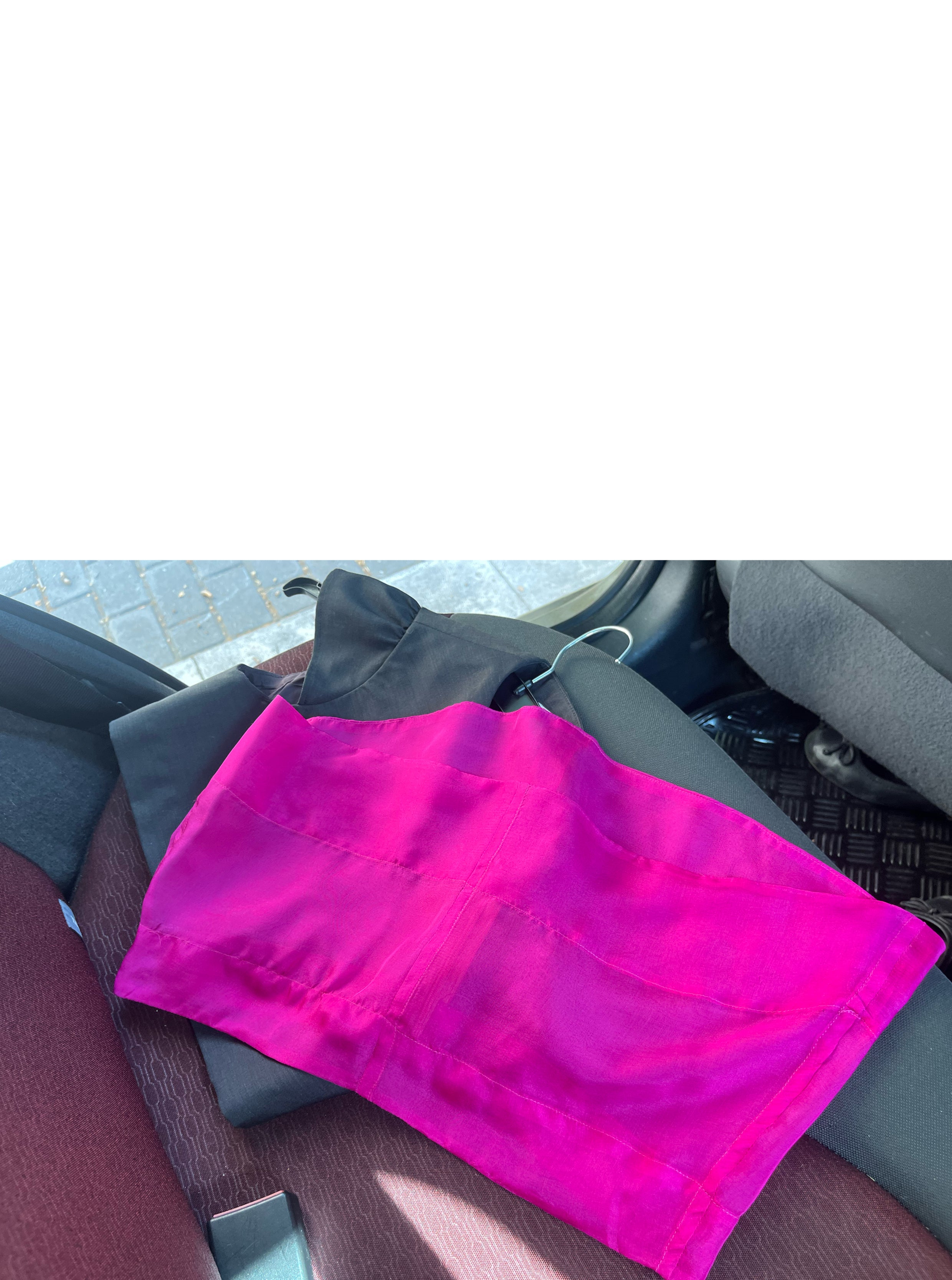 Almost Pink Mini silk chiffon mini skirt in pink by .arxiu() - view 3